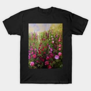 Hollyhocks T-Shirt